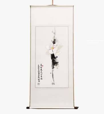汉绣卷轴画花鸟系列158*65cm